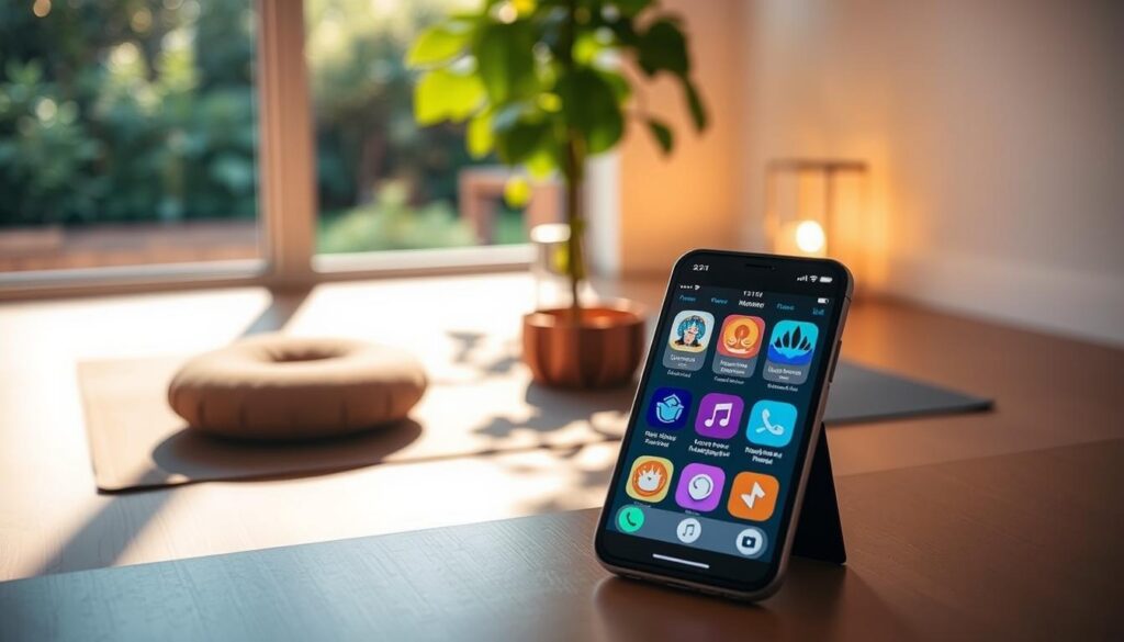 apps de meditação guiada e relaxamento