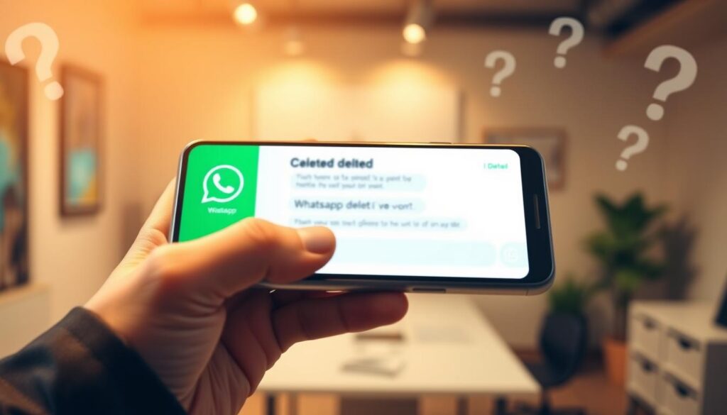 como funcionam mensagens apagadas whatsapp