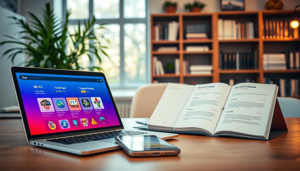 comparativo avaliações apps wifi