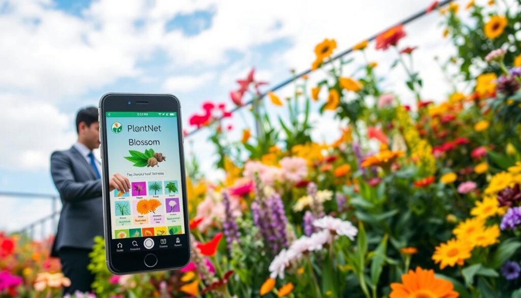 exemplos apps plantnet blossom