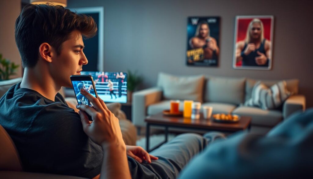 experiência wwe no celular
