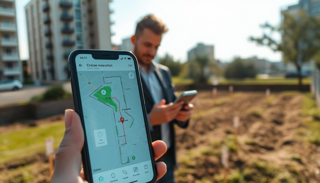 tecnologia de geolocalização para medição com smartphone