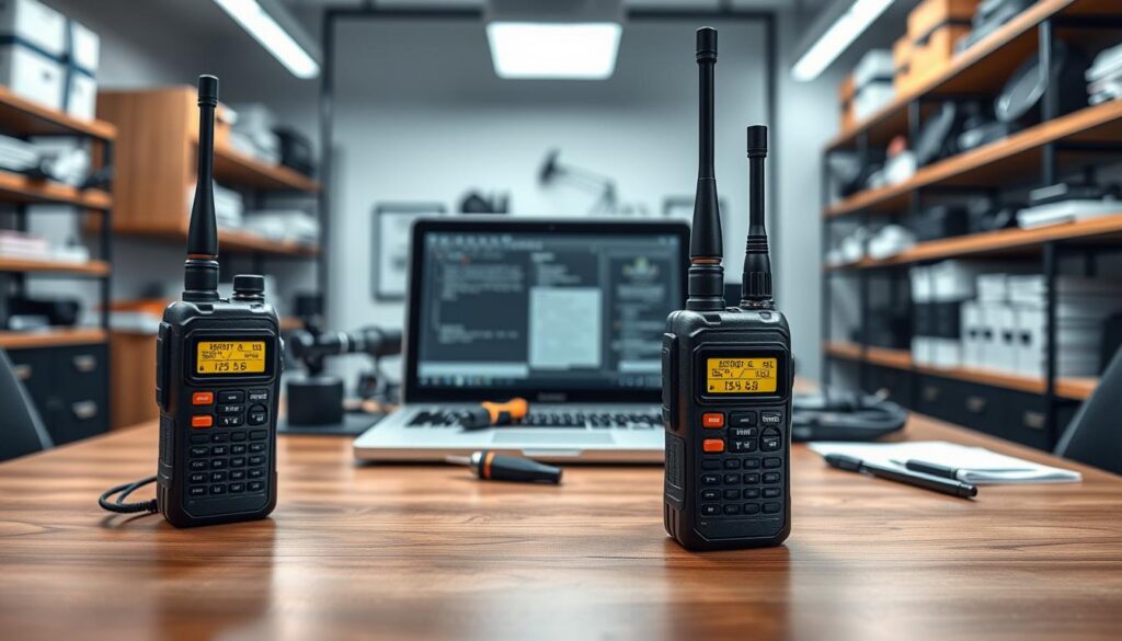Atualizações e suporte técnico para walkie talkies Atualizações e suporte técnico para walkie talkies