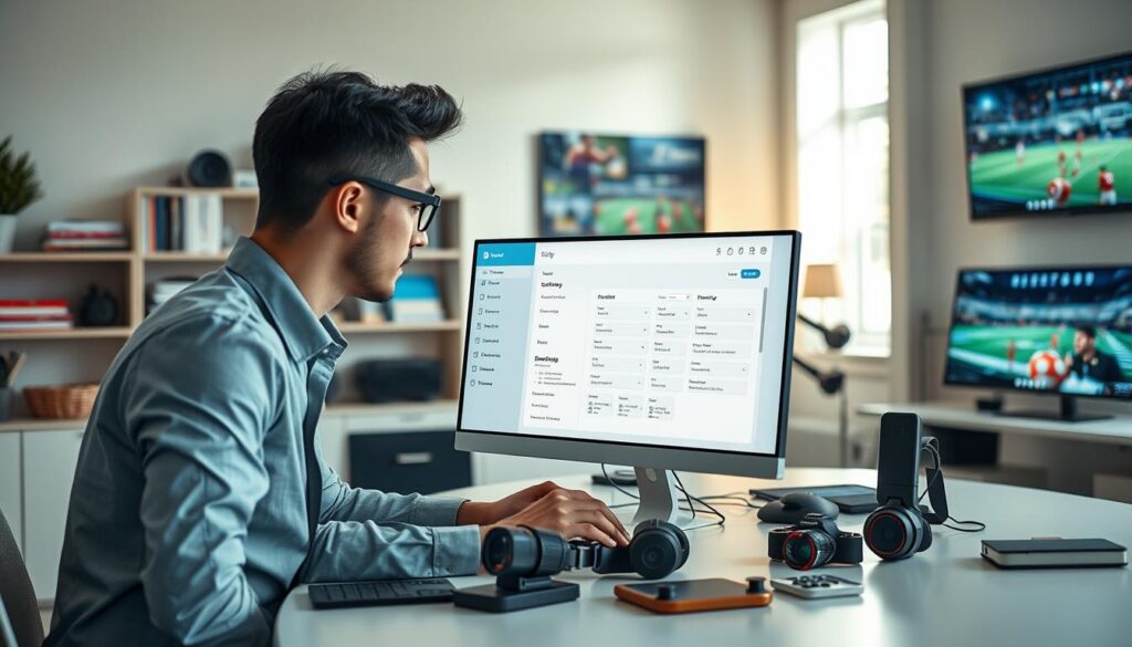 Configuração e personalização de aplicativos para transmissões ao vivo