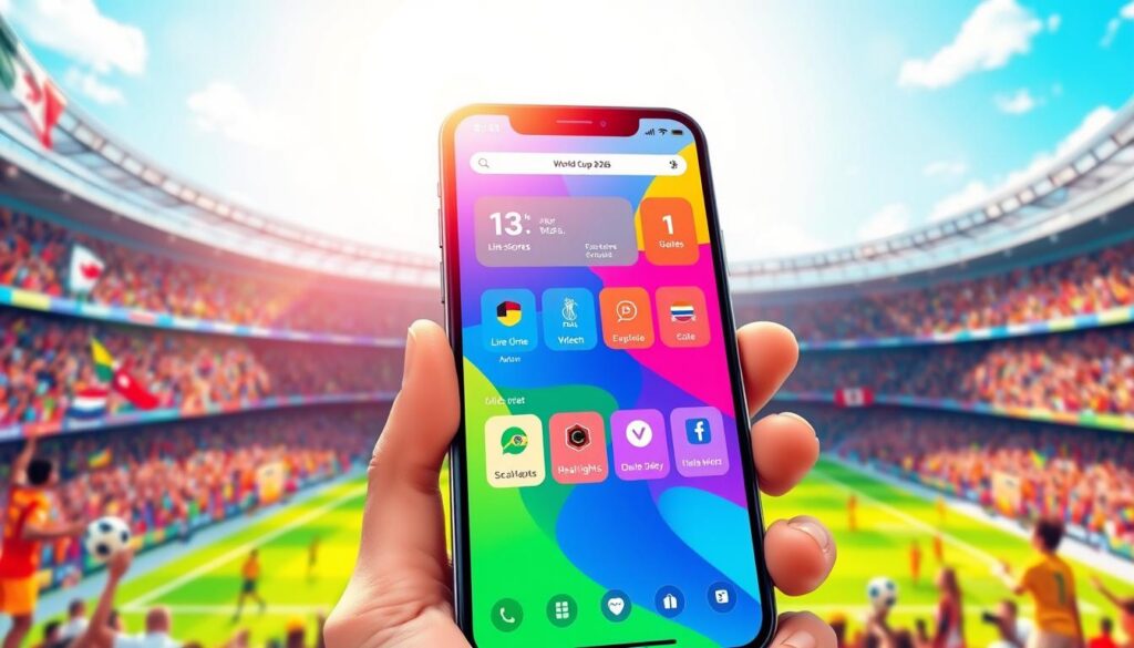 Diferenciais dos aplicativos oficiais para acompanhar jogos da Copa do Mundo 2026 Diferenciais dos aplicativos oficiais para acompanhar jogos da Copa do Mundo 2026
