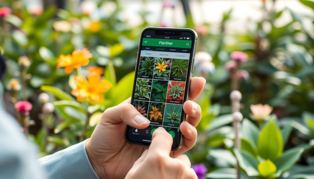 Identificação de plantas pelo celular