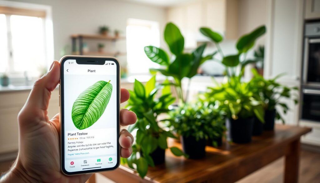 Identificação de plantas pelo celular