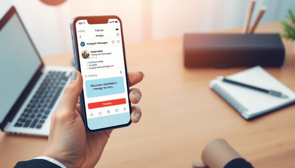 Recuperar mensagens apagadas no Instagram
