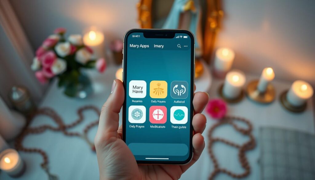 Aplicativos Gratuitos de Conexão Espiritual com Maria