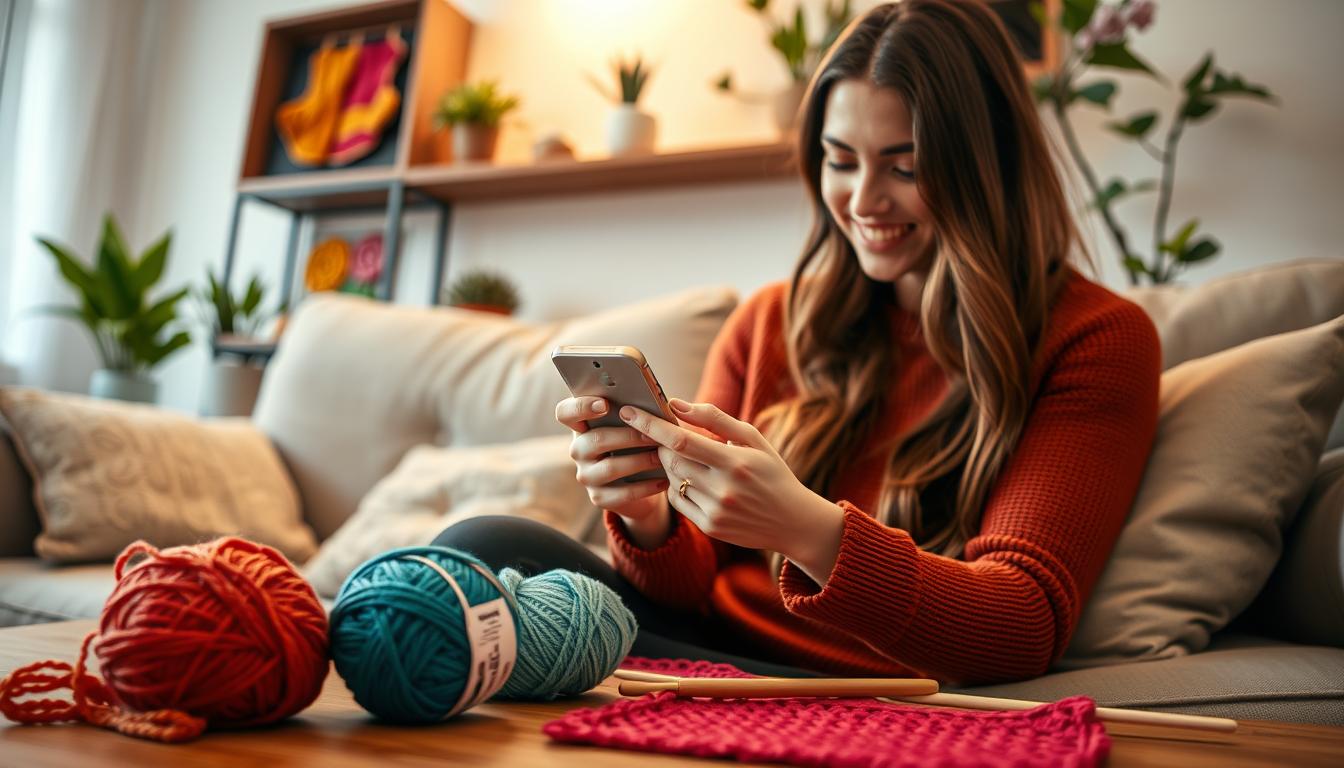 Aplicativos Gratuitos para Aprender Crochê no Celular
